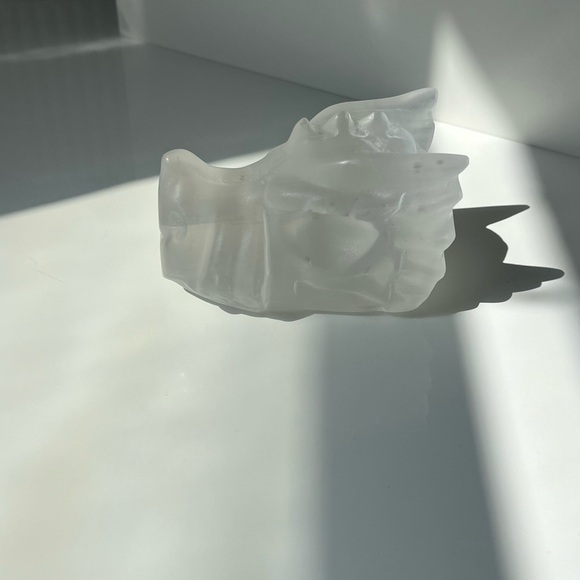 Selenite Dragon Head - Picture 11 of 11